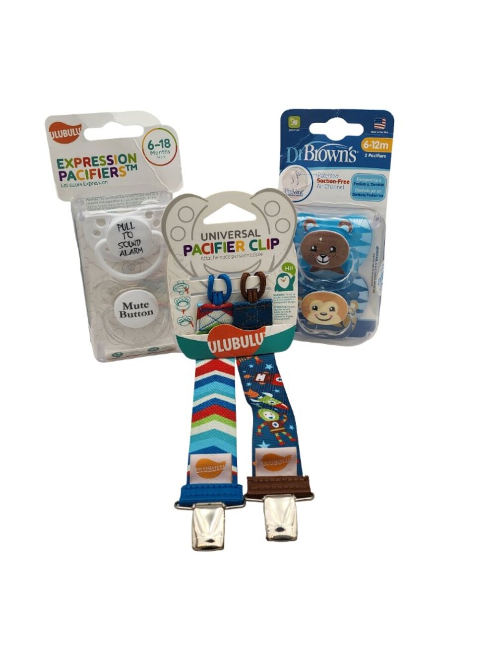 Pacifier Set and Clip Bundle | NWT - Picture 2 of 9